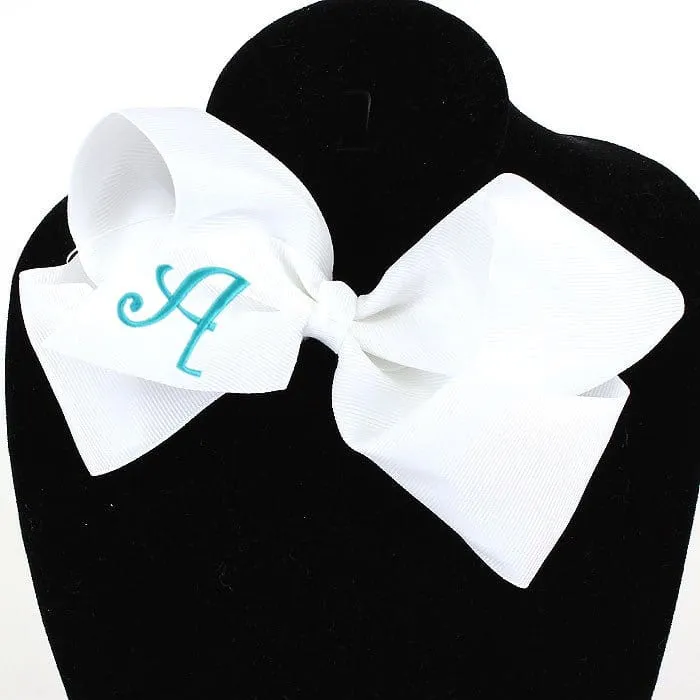 12 Pack Monogrammable Hair Bows