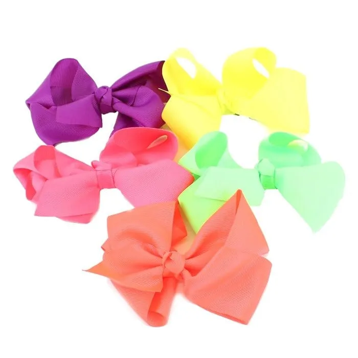 12 Pack Monogrammable Hair Bows