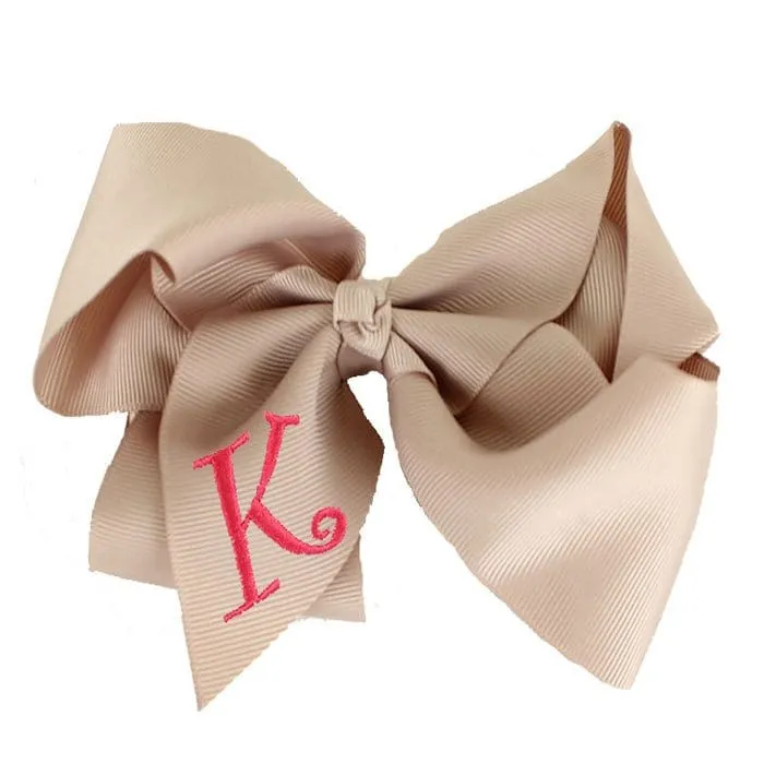 12 Pack Monogrammable Hair Bows