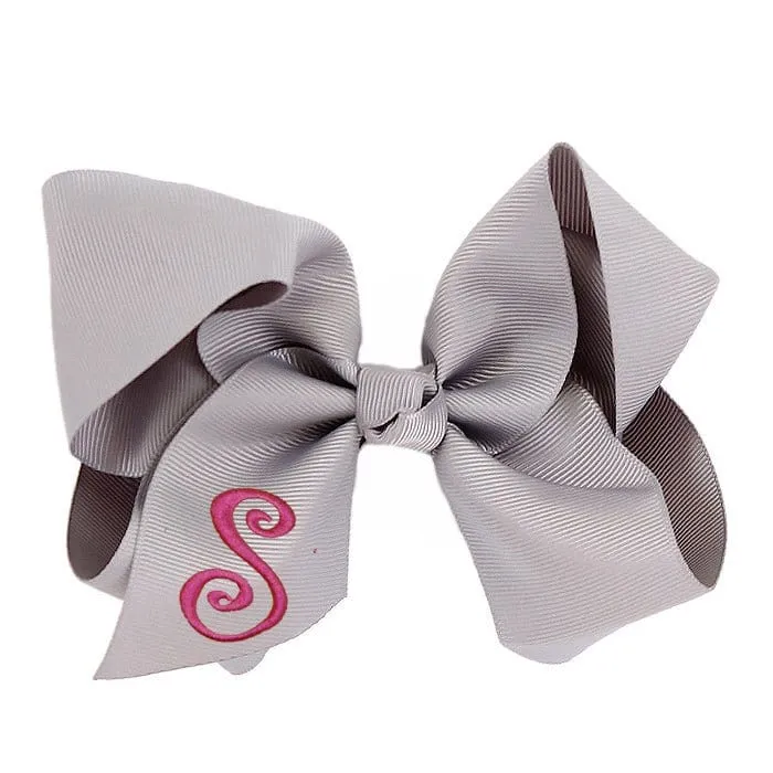 12 Pack Monogrammable Hair Bows