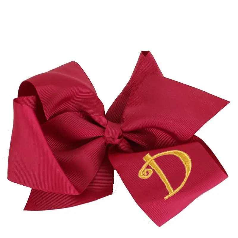 12 Pack Monogrammable Hair Bows