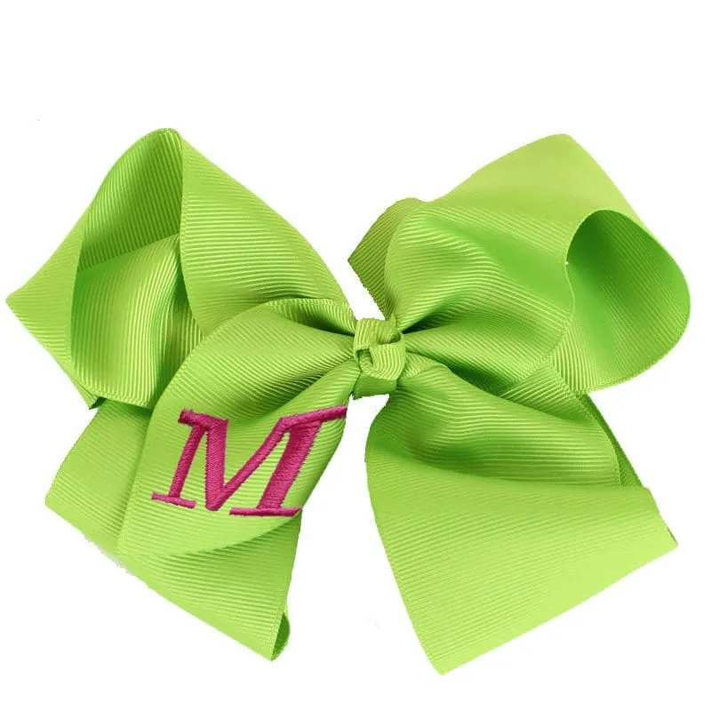 12 Pack Monogrammable Hair Bows