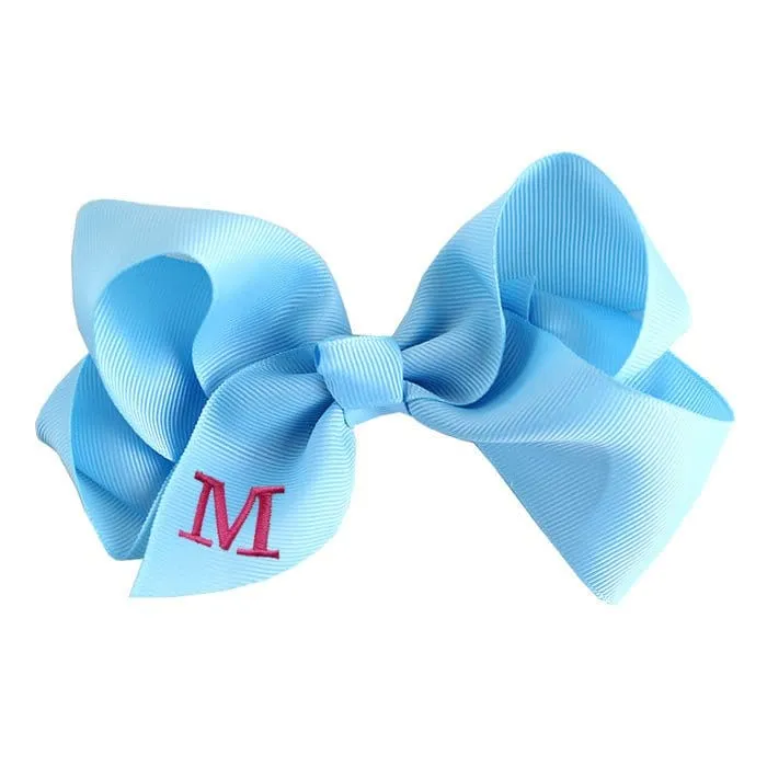 12 Pack Monogrammable Hair Bows