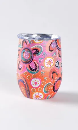 Aboriginal Art Stainless Steel Travel Mug Adventure