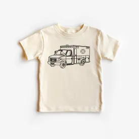 AMBULANCE - Minimalist Design - Short Sleeve Child Shirt