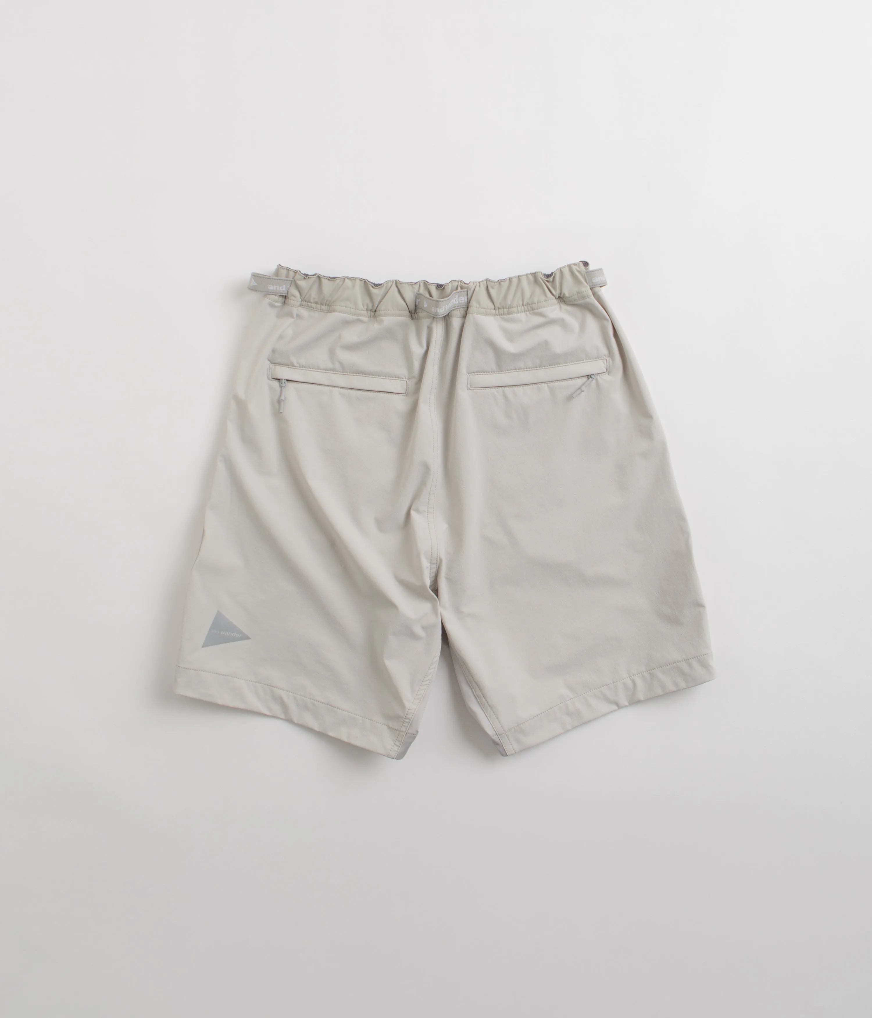 and wander Trek Shorts - Light Grey