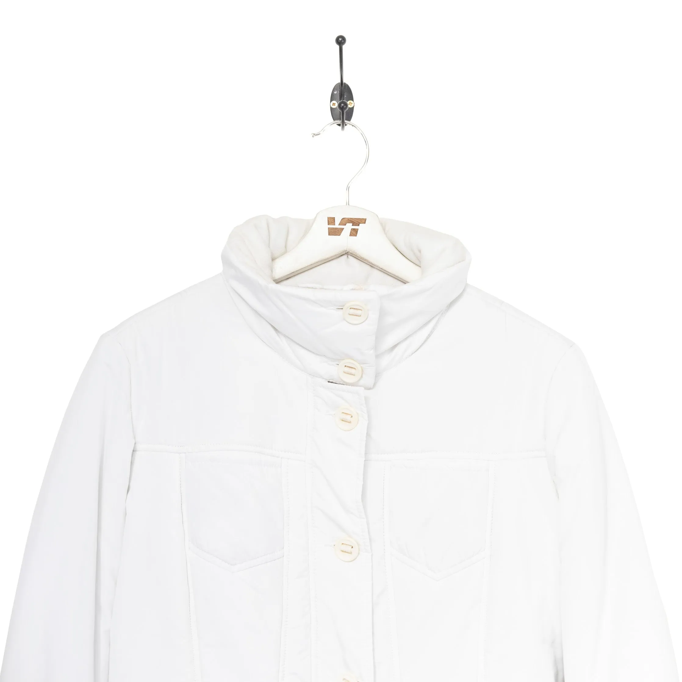 Armani Jeans White Puffer Coat