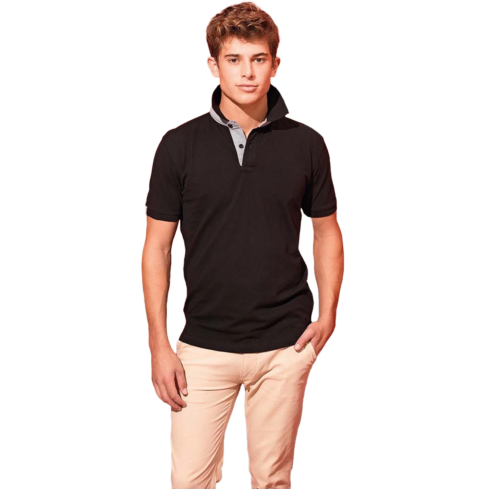 Asquith & Fox Mens Cotton Short Sleeve Polo Shirt