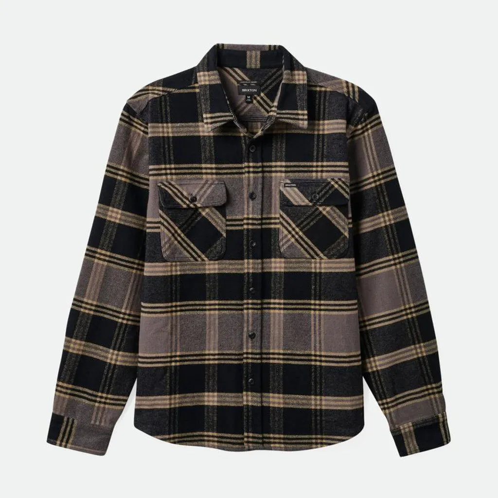 Bowery Heavy Weight Flannel Black/Beige