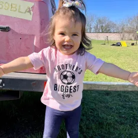 Brother's Biggest Fan - (Soccer) - Short Sleeve Child Shirt