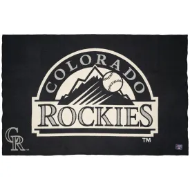 Colorado Rockies Wool Throw Blanket