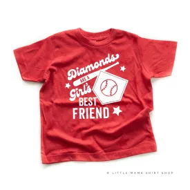 Diamonds are a Girls Best Friend - Short Sleeve Child STAR Shirt