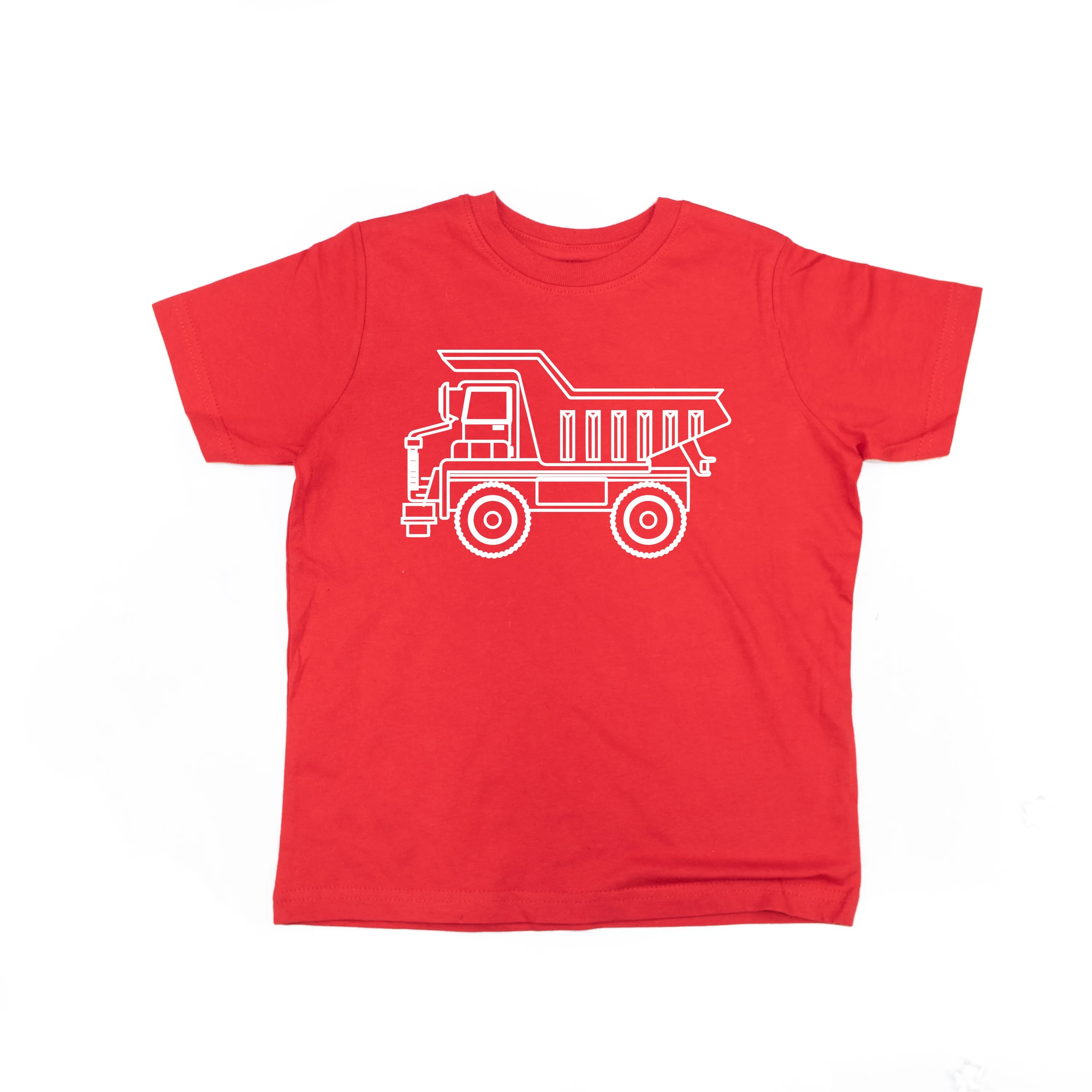 DUMP TRUCK - Minimalist Design - Short Sleeve Child Shirt