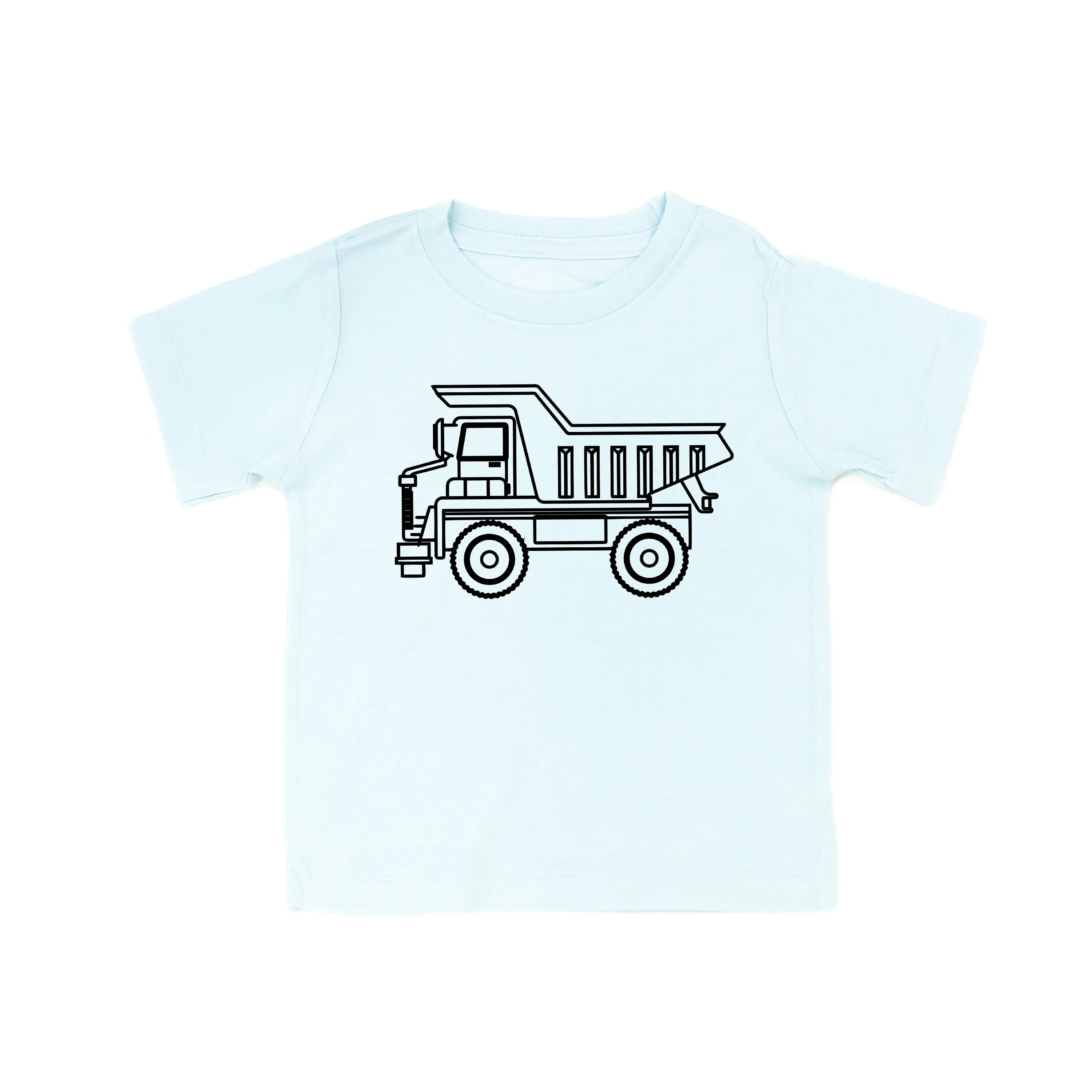 DUMP TRUCK - Minimalist Design - Short Sleeve Child Shirt