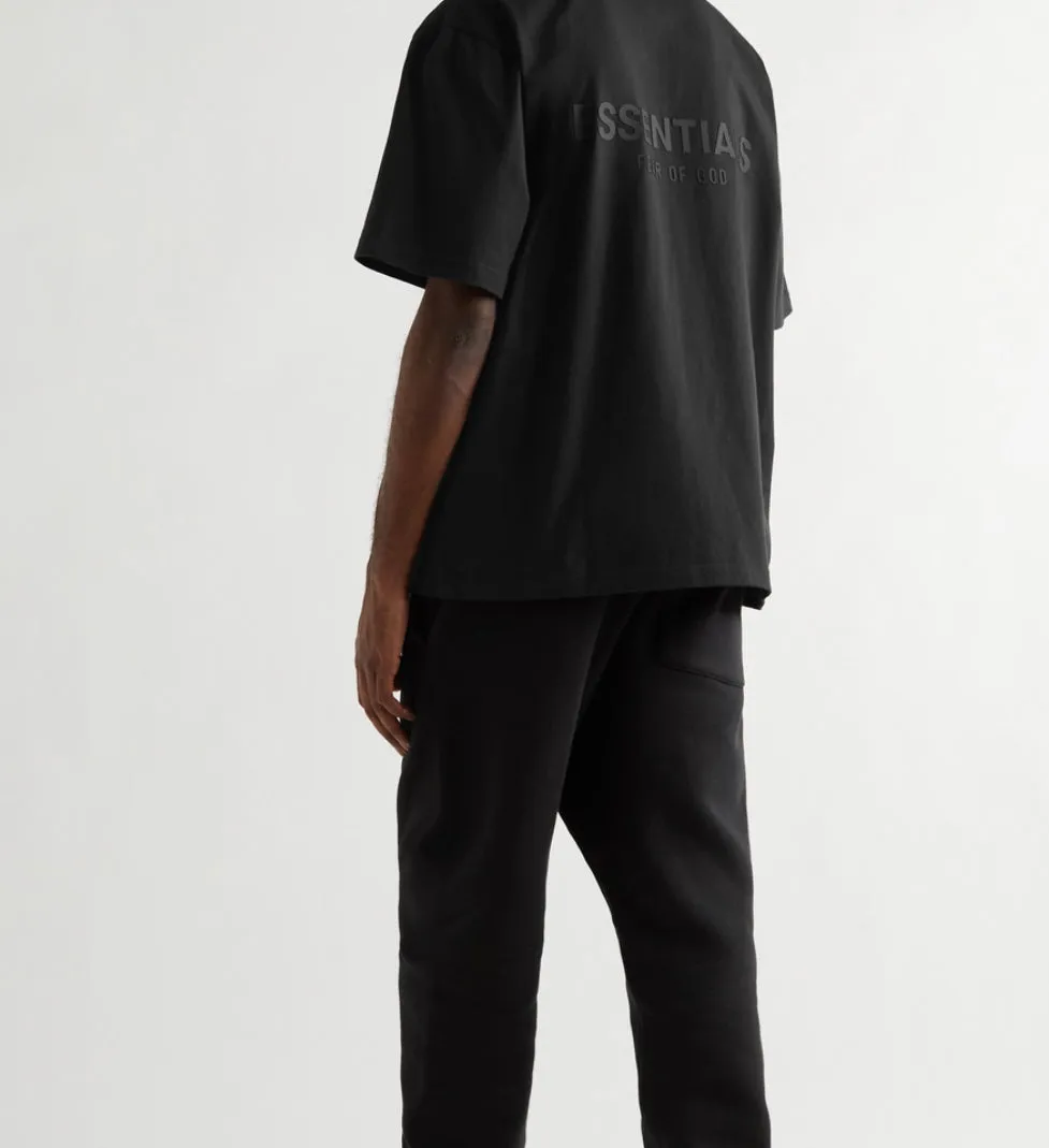 Fear Of God ESSENTIALS Jersey Polo Black