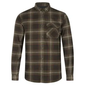 Glen Flannel Shirt - Pine Green Check by Seeland