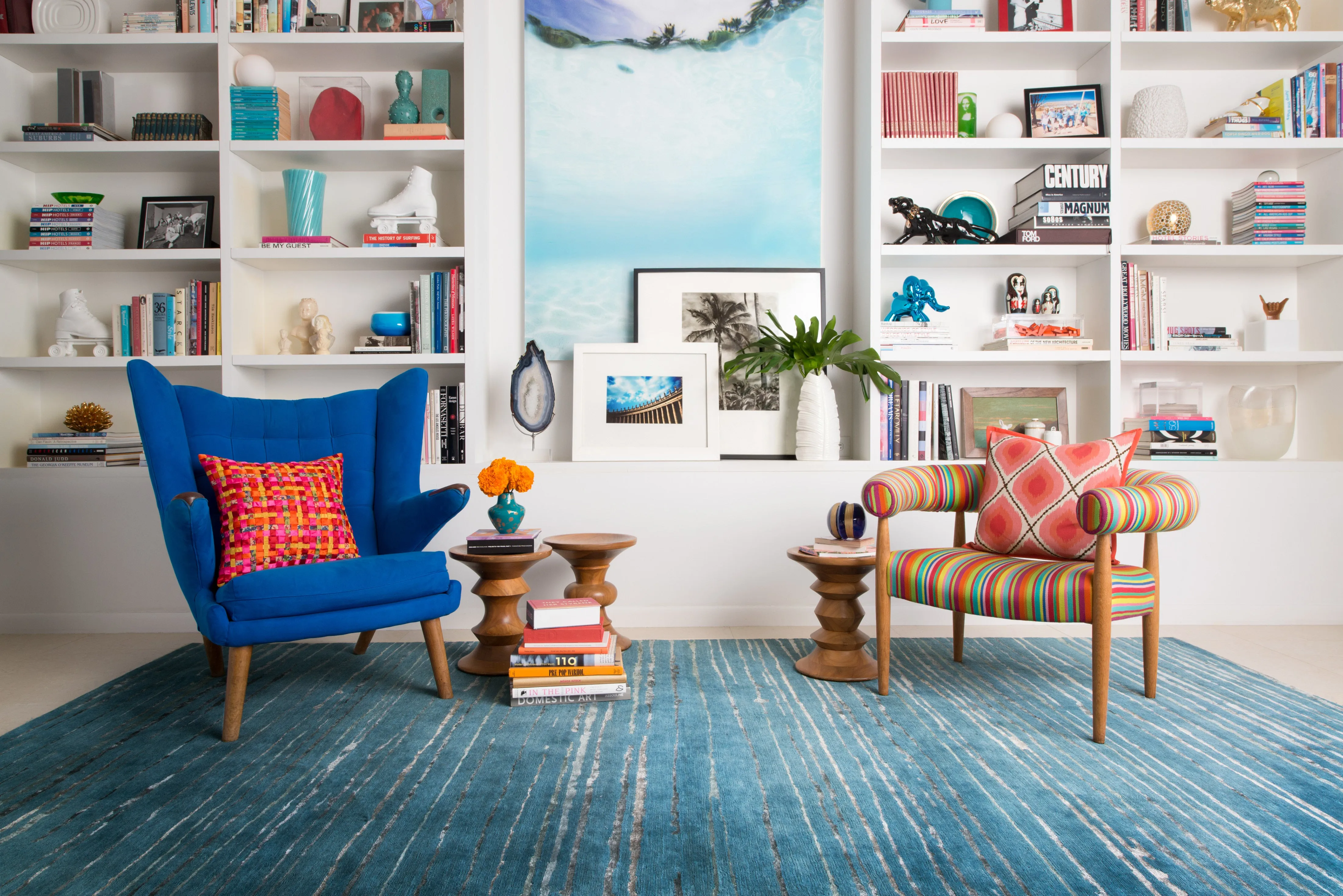 Hermitage Rug in Ocean