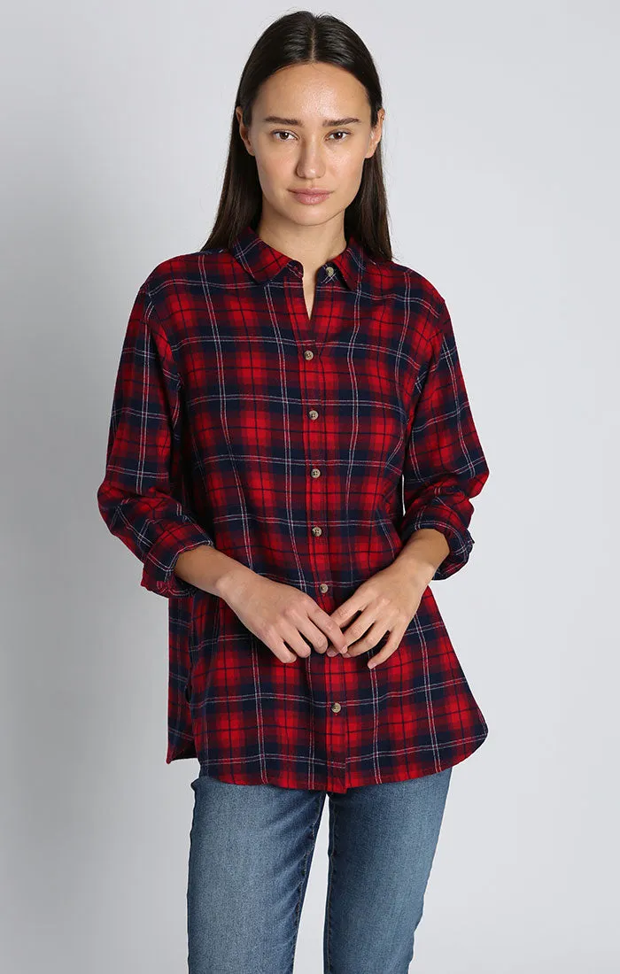 JACHS GF Red Plaid Flannel