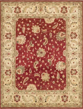 Majestic Rug in Red & Ivory