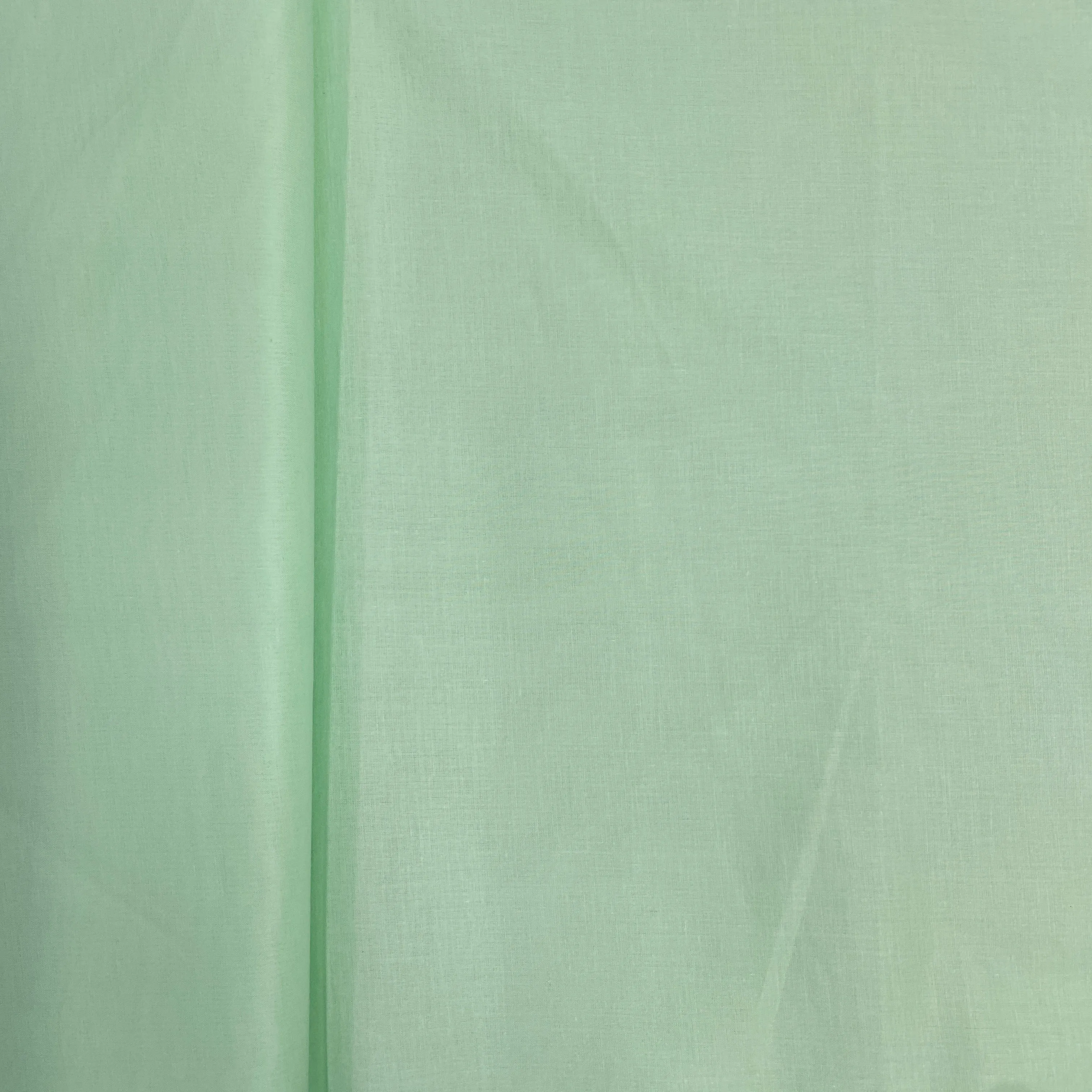 Mint Green Solid Cotton Fabric