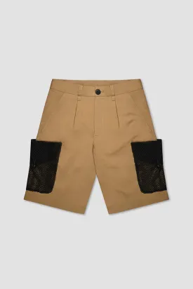 Net Pocket Cargo Shorts  Unisex