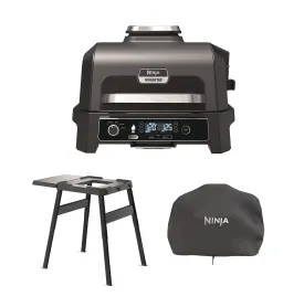 Ninja Woodfire Pro XL Electric BBQ Grill and Smoker with Stand and Cover OG850UKGRILLKIT Clearance