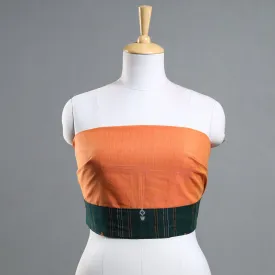 Orange - Plain Cotton Blouse Piece