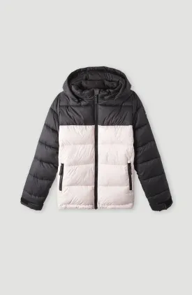 O'Riginals Puffer Jacket | Peach Whip Colour Block