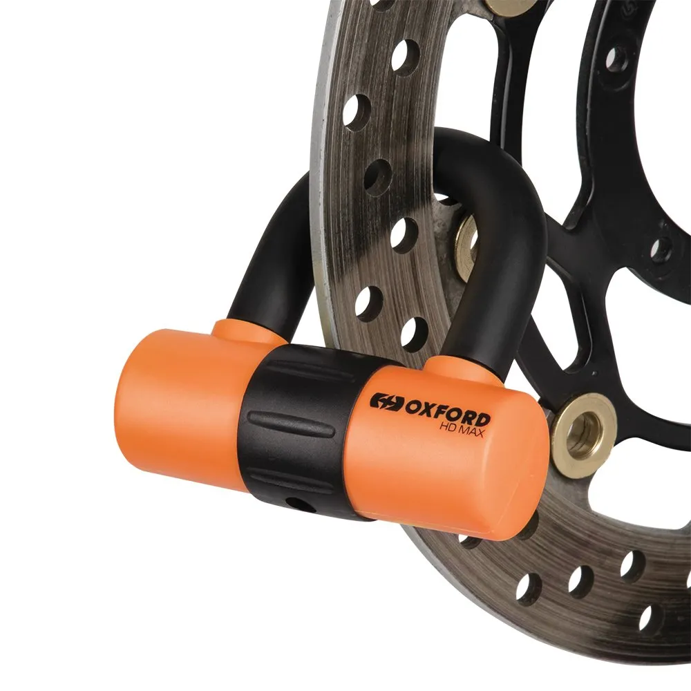 Oxford HD Max Orange Security Motorcycle Disc Lock