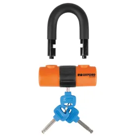 Oxford HD Max Orange Security Motorcycle Disc Lock