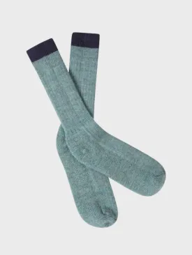 Peregrine Accessory Boot Socks Seafoam