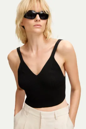 Prya Crop Top in Black