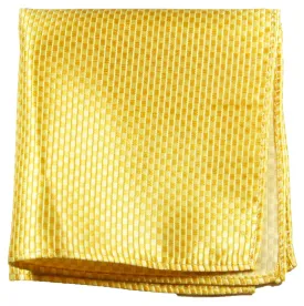 Solid Aspen Gold Silk Pocket Square