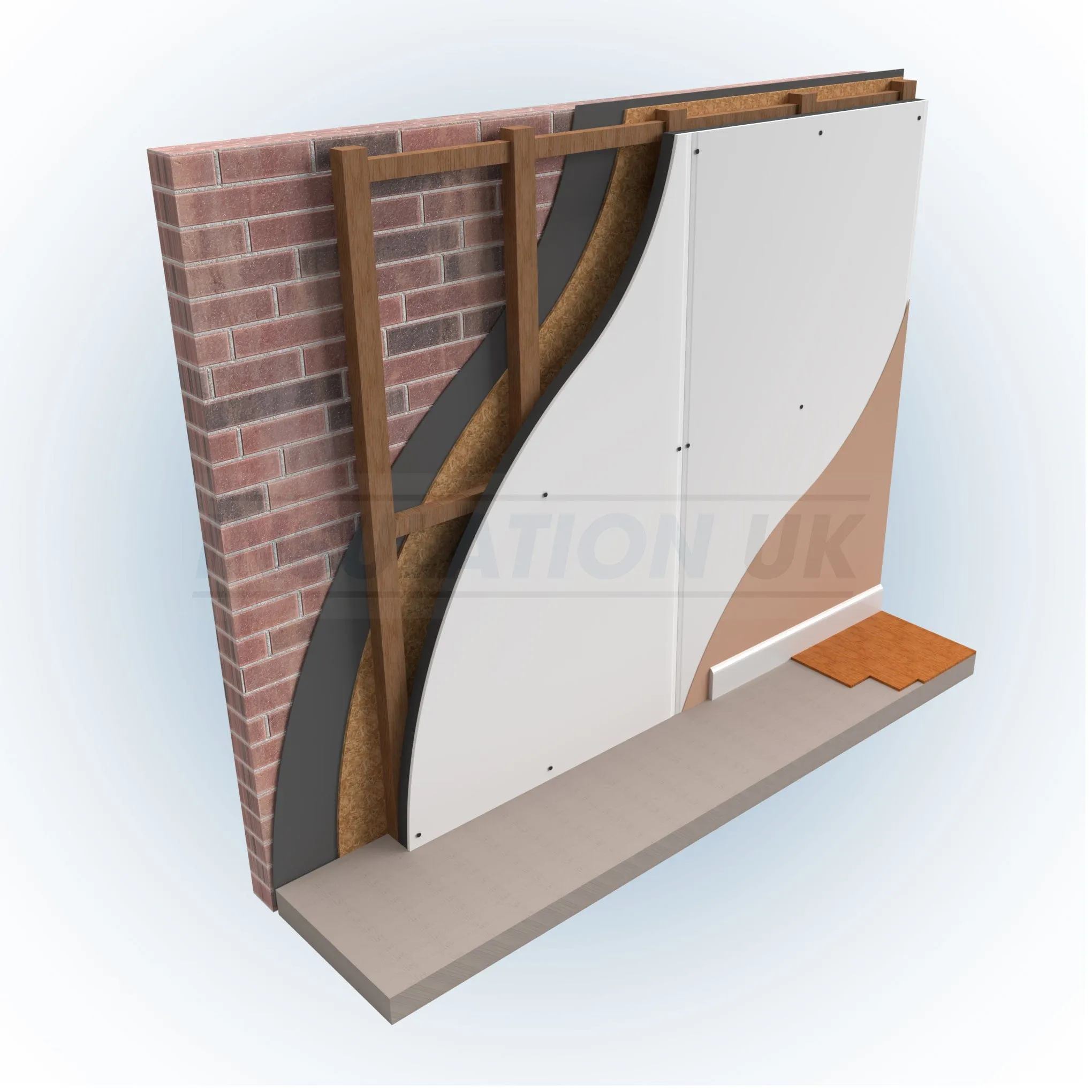 Tekwarm HP  Insulated Plasterboard | 2400mm x 1200mm