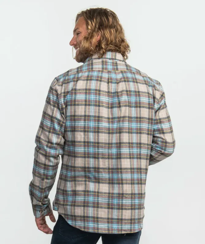 Washed Flannel Button Down