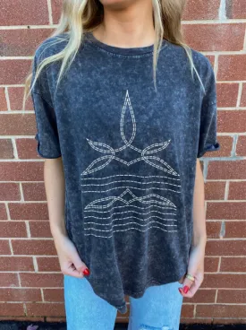 Western Cowboy Graphic Tee