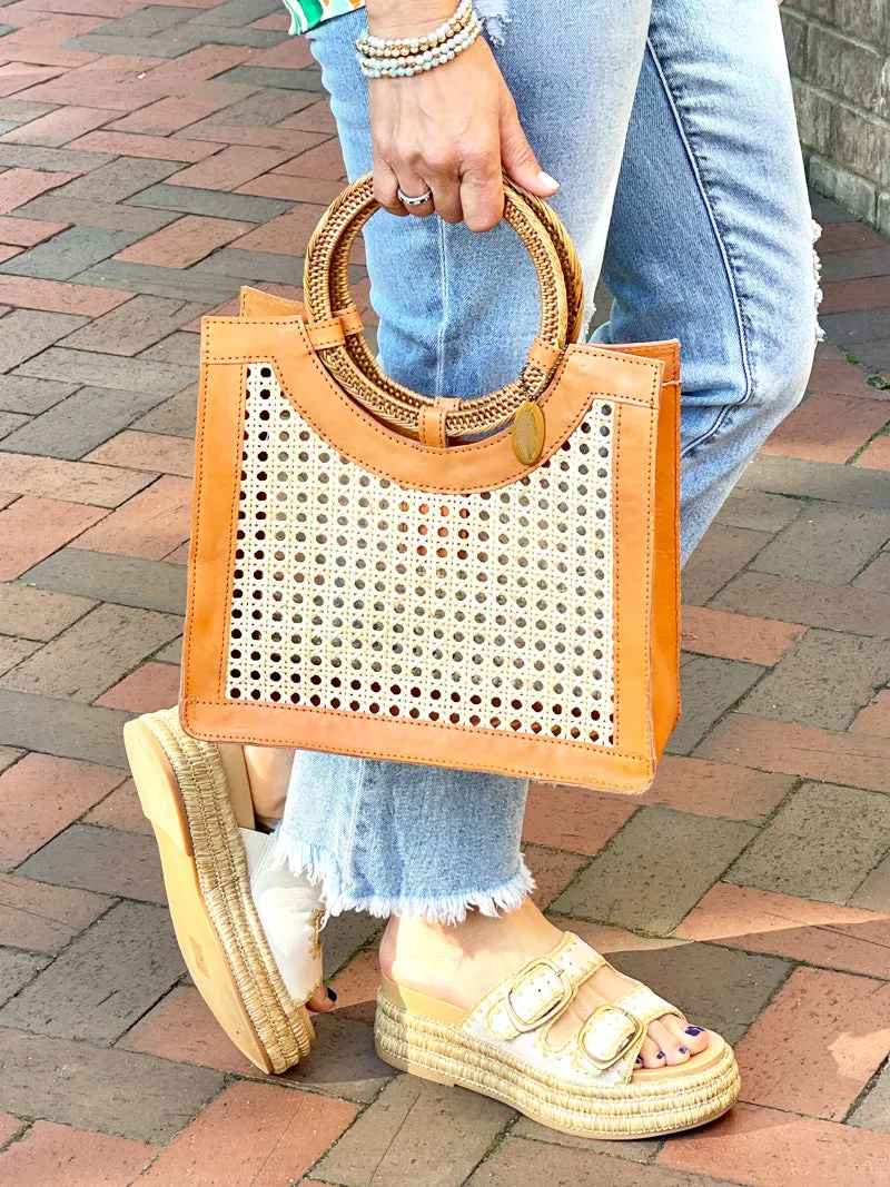 Wild Weave Cane Handbag