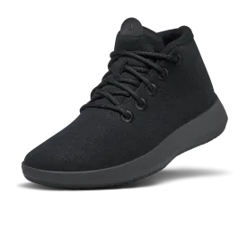 Women's Wool Runner-up Mizzles - True Black (Black Sole)